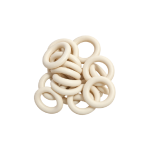Ivory Plastic Rings - 3 cm