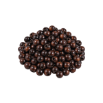 Wooden Beads - Dark Brown 1 cm