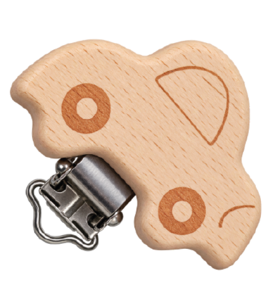 Wooden Car-Shaped Clip