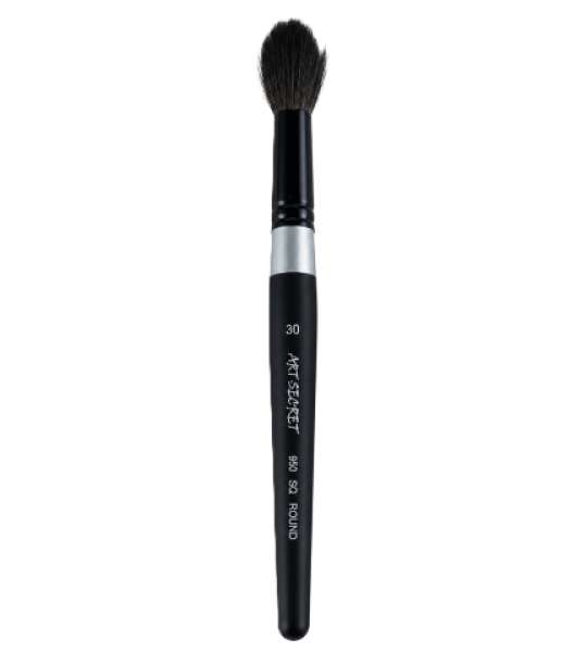 Art Secret Natural Hair Artist Paint Brushes – Assorted Sizes & Shapes