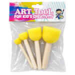 Four-Piece Stippling Foam Brush Set