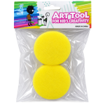Two-Piece Round Foam Stippling Sponge Set