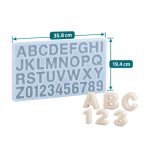Alphabet & Number Silicone Mold