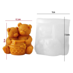 Double Bear Honey Pot Silicone Mold