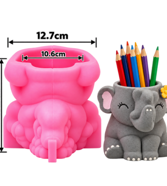 Elephant Planter Mold
