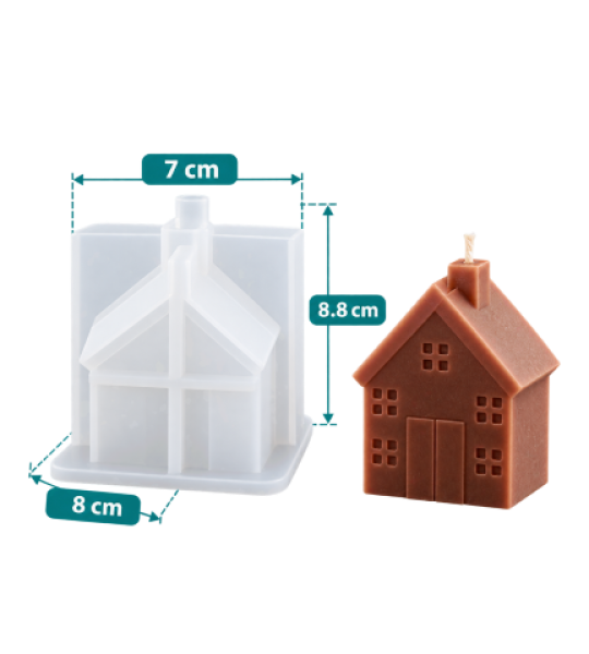 House Candle Mold