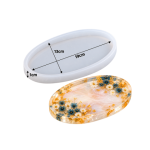 Oval Resin Tray Silicone Mold