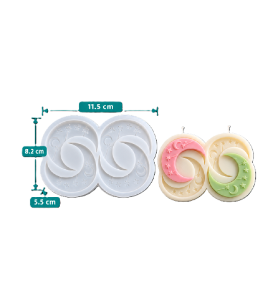 Ramadan Moon & Star Mold