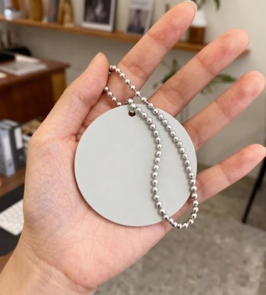 Round Hanging Ornament Silicone Mold 4-Cavity