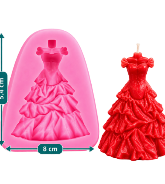 Ruffle Dress Mold