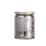 Embossed Glass Candle Jar 200ml