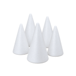 Galactic Styrofoam Cone Set of 4