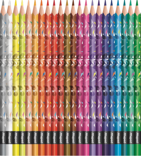Maped Mini Cute Colored Pencils 24 Colors