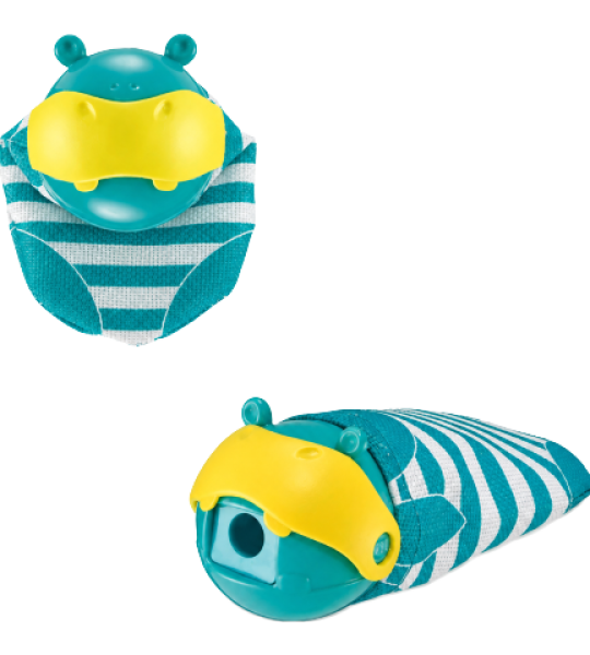 Maped Teal & Yellow Hippo Pencil Sharpener