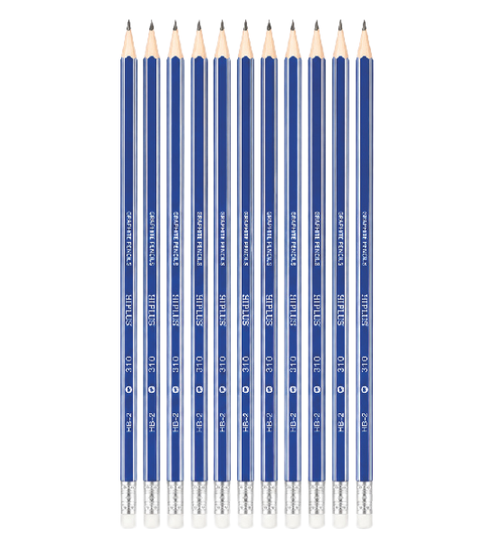 HiPlus Graphite Pencils HB Pack