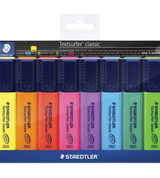 STAEDTLER Textsurfer Classic Highlighters 8 Pack