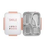 Smile Stainless Steel Lunch Box