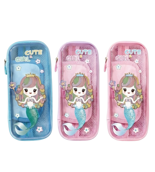 3D Mermaid Pencil Case