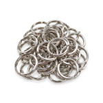 Silver Key Rings – 25 Pieces