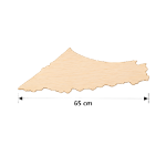 مجسم خريطة فلسطين خشبي طبيعي بمقاسين
