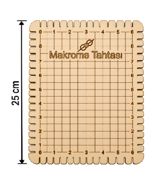 Wooden Macramé Braiding Board